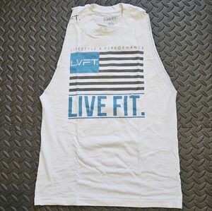 TShirt - Gym - LiveFit - USA flag - Small